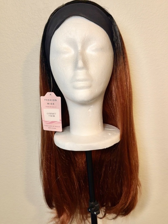 Lady Miranda Other - Lady Miranda Women’s Straight Headband Wig - Copper Brown